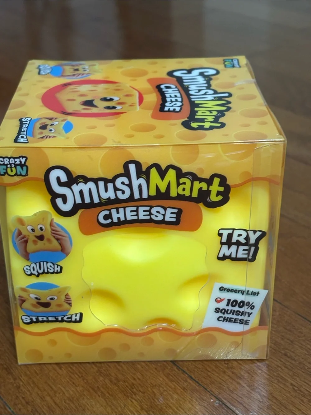 RMS Viral SmushMart XL Cheese Squishy Toy - Bright Yellow